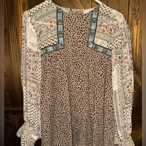 Entro Multicolor Patterned Blouse